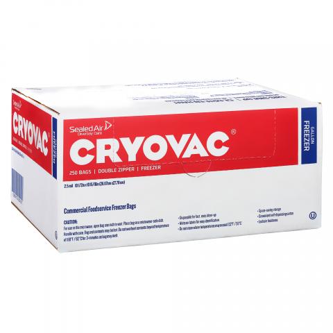 CRYOVAC Resealable One Gallon Freezer Bags 100946904
