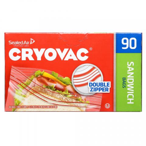 CRYOVAC Resealable Sandwich Bags 100946906