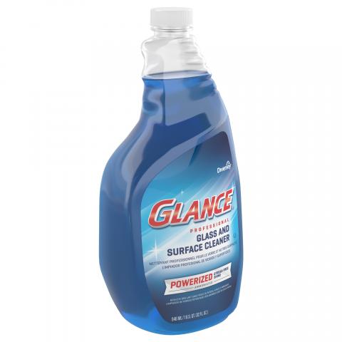 Glance Powerized Glass & Surface Cleaner 32 oz. capped spray trigger CBD540298 Left